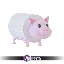 Basic STL Collection - Toilet Paper Pig