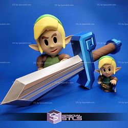 Basic STL Collection - Zelda Level 1 Sword