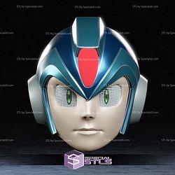 Cosplay STL Files Mega Man Helmet
