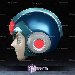 Cosplay STL Files Mega Man Helmet