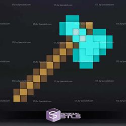 Cosplay STL Files Minecraft Weapons