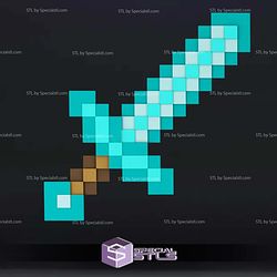 Cosplay STL Files Minecraft Weapons