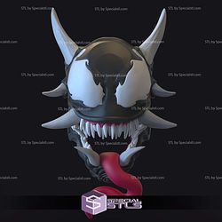 Cosplay STL Files Venom Oni Mask