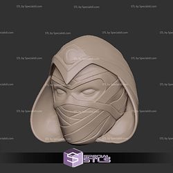 Custom Head STL Collection - Moon Knight