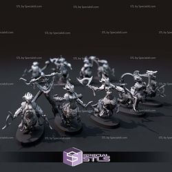 Daemon Damzels Campaign STL Miniatures