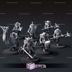 Daemon Damzels Campaign STL Miniatures