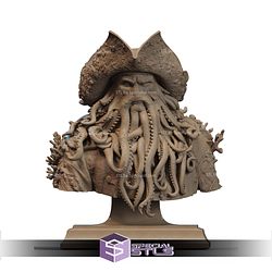 Davy Jones Caribbean Bust 3D Printer Files