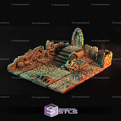 Death Tiles Dungeon Set Campaign STL Miniatures