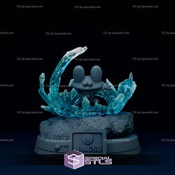 Froakie Diorama Pokemon Digital STL Files