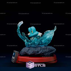 Froakie Diorama Pokemon Digital STL Files