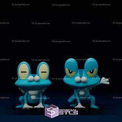 Froakie Standalone Various Pokemon Digital STL Files