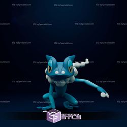 Frogadier Standalone Pokemon Digital STL Files