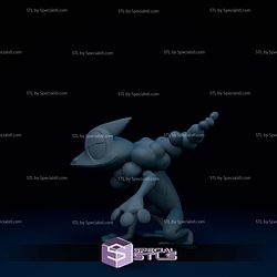 Frogadier Standalone Pokemon Digital STL Files