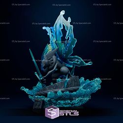 Greninja Diorama Pokemon Digital STL Files