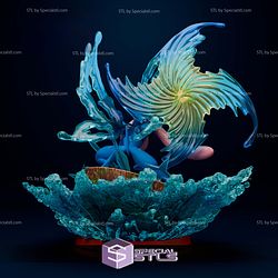 Greninja Diorama Pokemon Digital STL Files