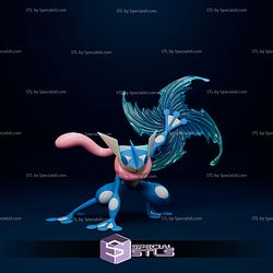 Greninja Standalone Pokemon Digital STL Files