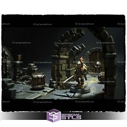 Kraken Fantasy Dungeons Campaign STL Miniatures