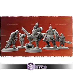 Kraken Fantasy Dungeons Campaign STL Miniatures