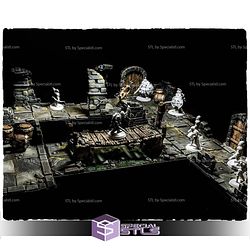 Kraken Fantasy Dungeons Campaign STL Miniatures