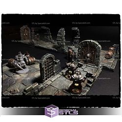 Kraken Fantasy Dungeons Campaign STL Miniatures