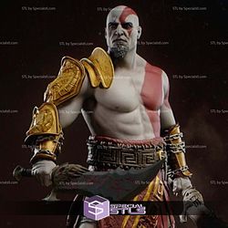 Kratos GOW3 Bust STL Files