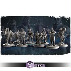 Kraven Space Battleground Campaign STL Miniatures