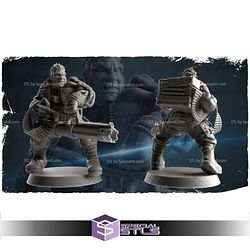 Kraven Space Battleground Campaign STL Miniatures