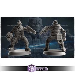 Kraven Space Battleground Campaign STL Miniatures