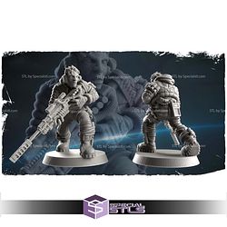 Kraven Space Battleground Campaign STL Miniatures