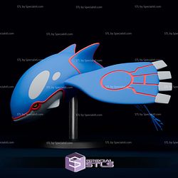 Kyogre Pokemon Alone STL Files