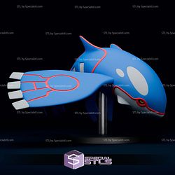 Kyogre Pokemon Alone STL Files