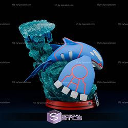 Kyogre Pokemon Diorama STL Files