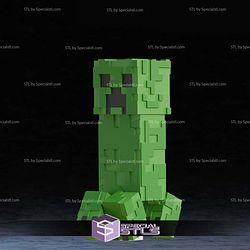 Life Size Creeper Minecraft STL Files