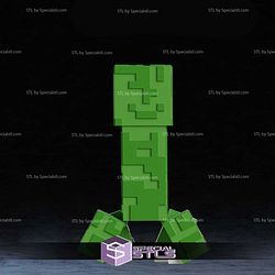 Life Size Creeper Minecraft STL Files