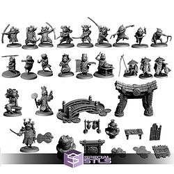 Monpong Croak Campaign STL Miniatures