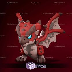 Monster Hunter Rathalos Beast Chibi STL Files