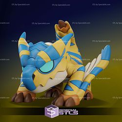Monster Hunter Tigrex Chibi STL Files