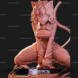 Neferpitou Hunter X Hunter Sitting Pose STL Files