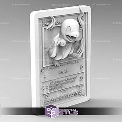 Pokemon 3D Card Collection - Charmander STL