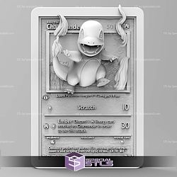 Pokemon 3D Card Collection - Charmander STL