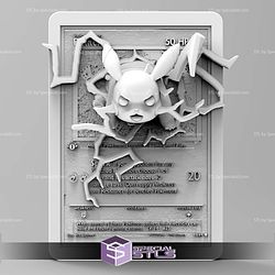 Pokemon 3D Card Collection - Pikachu STL