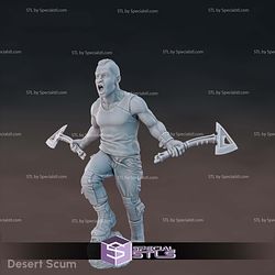 Sci-Fi Colonial Mercenaries STL Miniatures