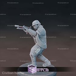 Sci-Fi Colonial Mercenaries STL Miniatures
