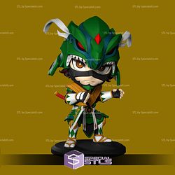 Sengoku Green Ranger Chibi STL Files