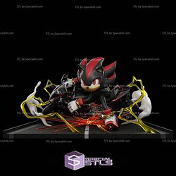 Shadow Sonic on Motor Digital STL Files