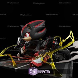 Shadow Sonic on Motor Digital STL Files