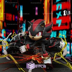 Shadow Sonic on Motor Digital STL Files