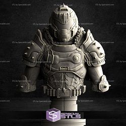 Simple STL Collection - Doomguy Dark Ages Bust