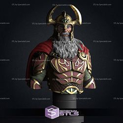Simple STL Collection - Helm Hammerhand Bust
