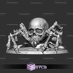Simple STL Collection - Spider Skull
